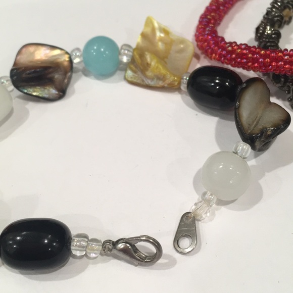 ✅FREE✅ 🌎 bracelet BUNDLE abalone ocean gems and beads 🇵🇭 🇮🇳 - Picture 7 of 7